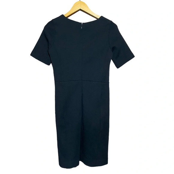 J Crew Classic Black Dress Size 4‎ Style 04085 - Picture 2 of 5